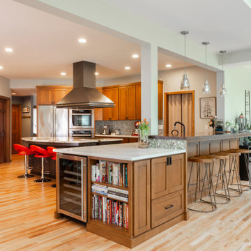 Northwest Eclectic I Integrated Addition, Gourmet Kitchen, and Baths