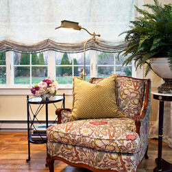 Re-Upholstery: Traditional Bergere Chair - Armchairs And Accent Chairs