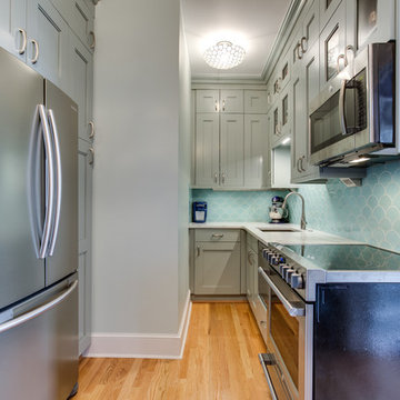 Historic D.C. Condo Kitchen