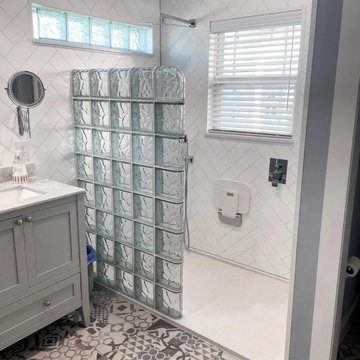 Glass Block Showers