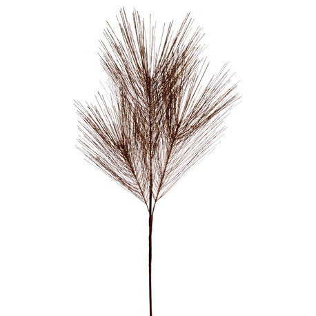 Metallic Pine Needle Spray , Gold, 24"