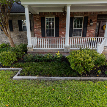 A New Orleans Inspired Landscape and Fountain- Tanglewood, Houston, TX