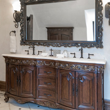 Classic custom vanities.