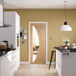 Salerno Oak Glazed Door - Internal Doors