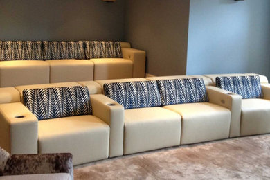 Home theater photo in Los Angeles