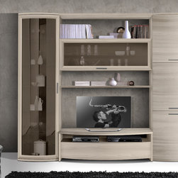 Italian Wall Unit Composition JA-1082 - $3,075.00 - Entertainment Centers And Tv Stands