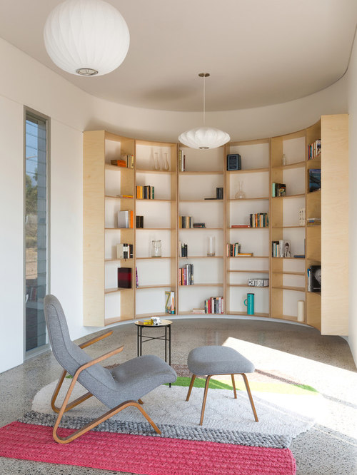 Curved Bookcase Houzz