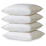 Home Sweet Home Dreams Inc - Hypoallergenic Down-Alternative Bed Pillows, 4-Pack, Standard - Don't you wish to put an end to your discomfort? Our 4 Pack Microfiber Pillows made from Home Sweet Home Dreams allows you to have trust in these pillows providing you with a cozy and a healthy sleep, for many years to come. Spend the most relaxing hours of your day the way you deserve. Buy these pillows now and revamp your sleep!