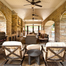 outdoor kitchen