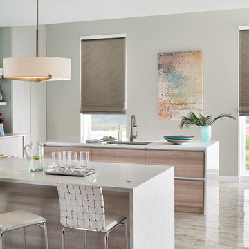 Natural Kitchen Woven Wood Shades