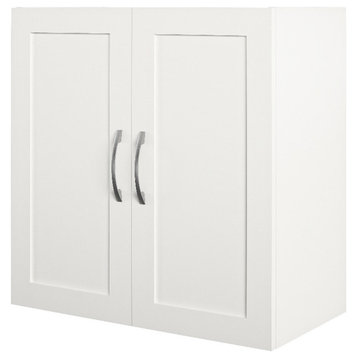 Systembuild Evolution Lory Framed 24" Wall Cabinet in White