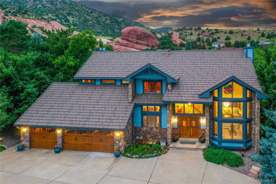Transitional exterior home photo in Denver