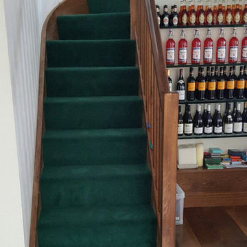 Green Carpet to Stairs by The Flooring Group