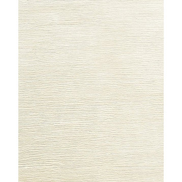 Solid Ivory Shore Rug, 6' Square