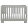 Modo 3-In-1 Convertible Crib With Toddler Bed Conversion Kit, Gray