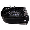Hot Tub black 66.5" x 45" with Heater - Black Varadero