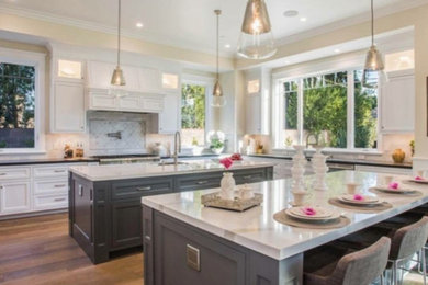 Inspiration for a farmhouse kitchen remodel in Other
