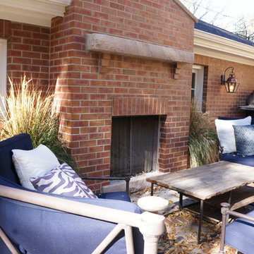 Courtyard Fireplace