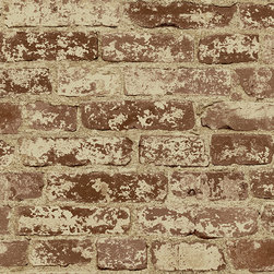 Weathered Stucco Brick - Wallpaper