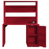 ACME Cargo Desk and Hutch, Red