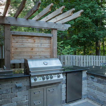 Indianapolis- outdoor Kitchen and Firepit