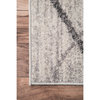 nuLOOM Thigpen Striped Contemporary Area Rug, Gray, 8'x11'