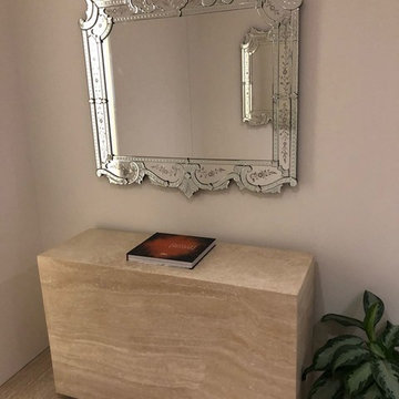 Custom made Murano glass mirrors from mobile phone photograph