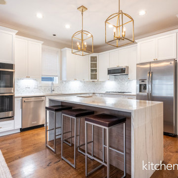Chic Kitchen Reface: A Bright White Haven