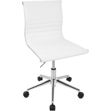 Lumisource Master Task Chair, White, OC-MSTRW