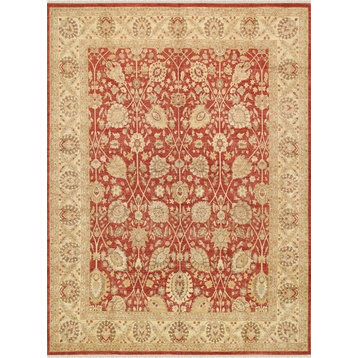 Pasargad Ferehan Collection Hand-Knotted Lamb's Wool Area Rug, 11'9"x15'9"