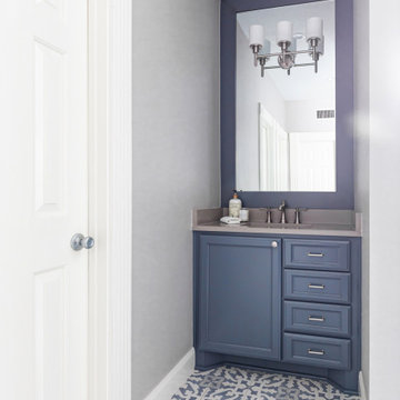 Pretty in Blue Bathroom
