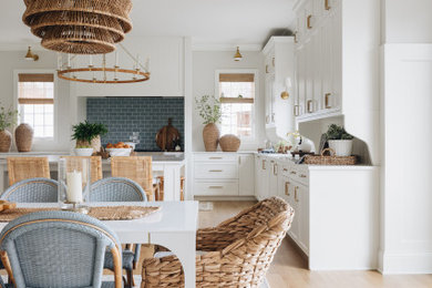 Dining room - transitional dining room idea in Chicago