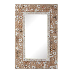 Dimond Home - Natural Shell 40 x 28-Inch Rectangle Mirror - Wall Mirrors