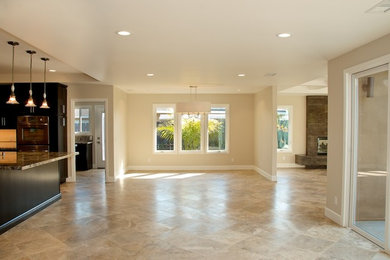 Transitional home design photo in San Diego