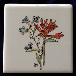 Wild Flower Tiles - Tile