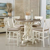 Bar Harbor Cream Round Counter Height Dining Table
