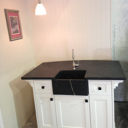 Soapstone Island - Kitchen Islands And Kitchen Carts