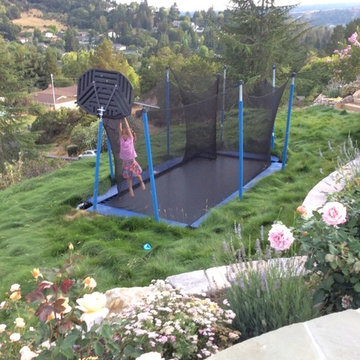 In ground trampolines