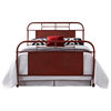 Liberty Furniture Vintage Twin Metal Bed - Red