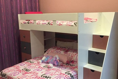 Bunk beds with lots of storage space