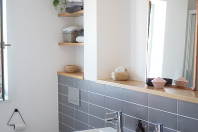Nordisches Badezimmer in München