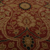 8'x10' Hand Knotted Wool Indo Tabriz Oriental Area Rug Rose, Moss
