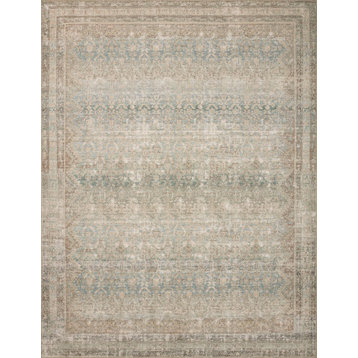 Angela Rose x Loloi Aubrey Jade / Natural 2'-6" x 9'-6" Runner Rug