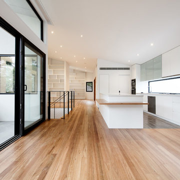 Epping Tree House Livingroom Balcony and Kitchen