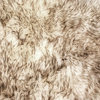 3' X 5' Brown Ombre Natural Sheepskin Area Rug
