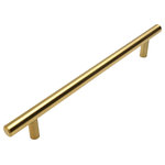 Cosmas - Cosmas 305-224BB Brushed Brass 8-7/8&rdquo; CTC (224mm) Euro Bar Pull [10-PACK] - Price is for 10 pulls