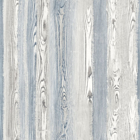 Cady Blue Wood Panel Wallpaper Bolt