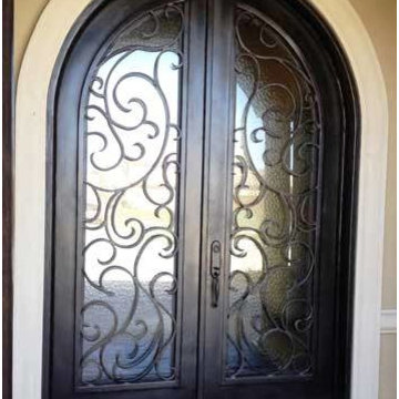 Full Radius Iron Doors