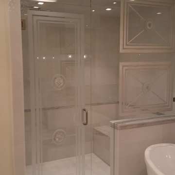 Shower inclosure that Richard May and his team produced by Stuart Geller