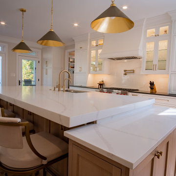 Brighton Beaded Inset kitchen with Cherused Island by Chris